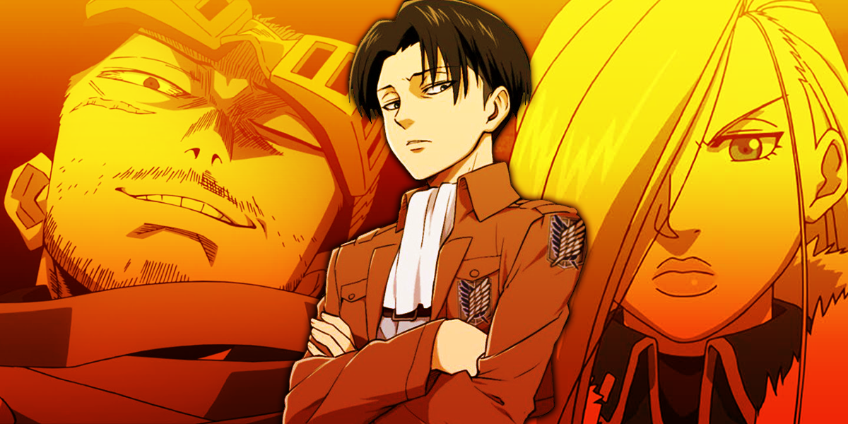 Attack on Titan Levi, MHA Shoto, Olivier Armstrong