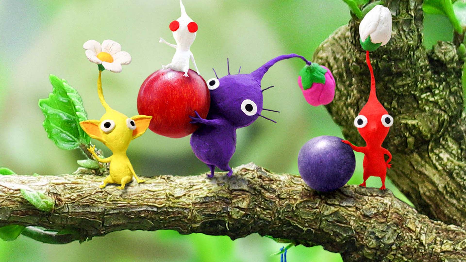 Official art for Pikmin 2