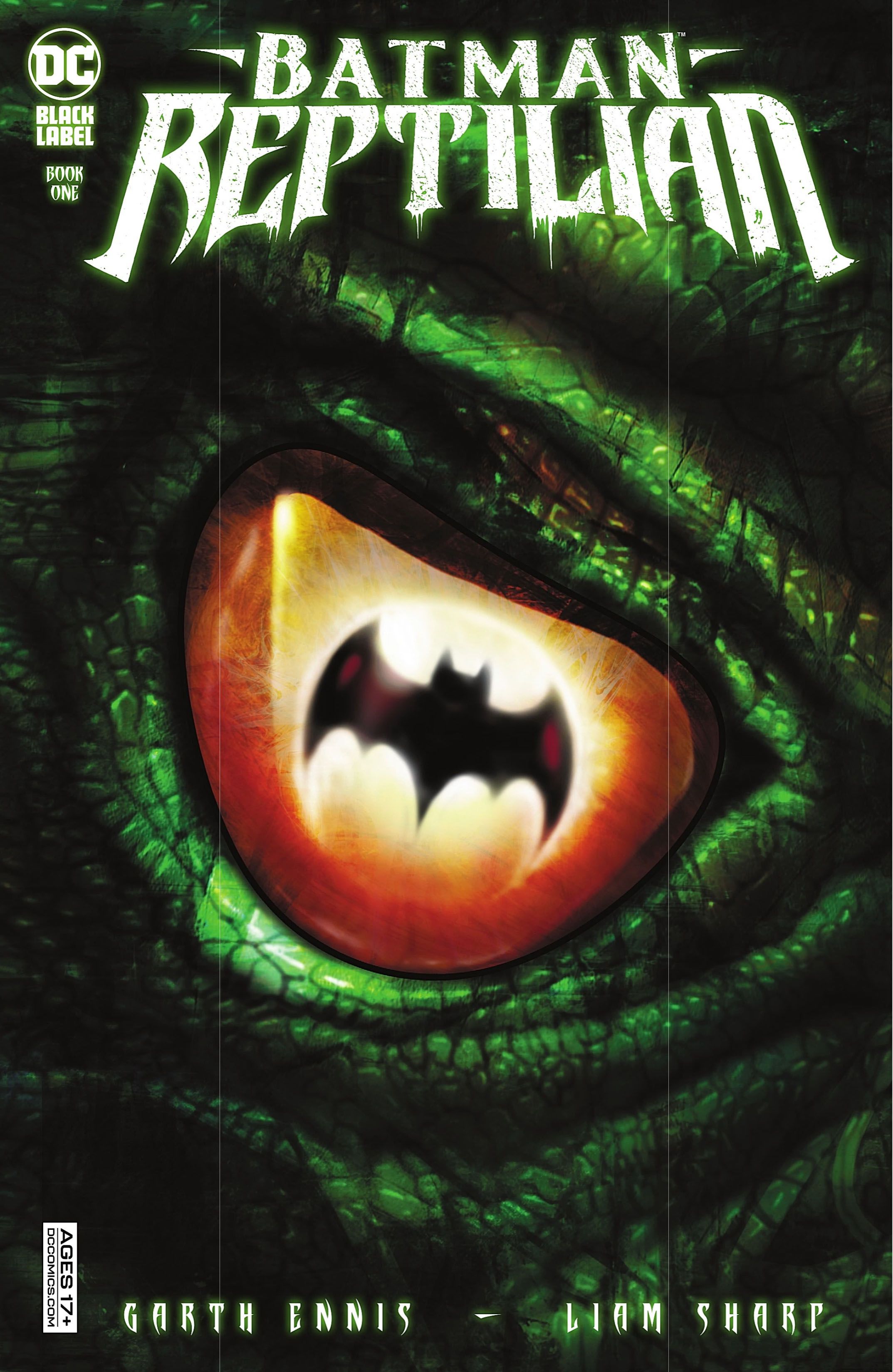 Liam Sharp's cover for Batman Reptilian #1