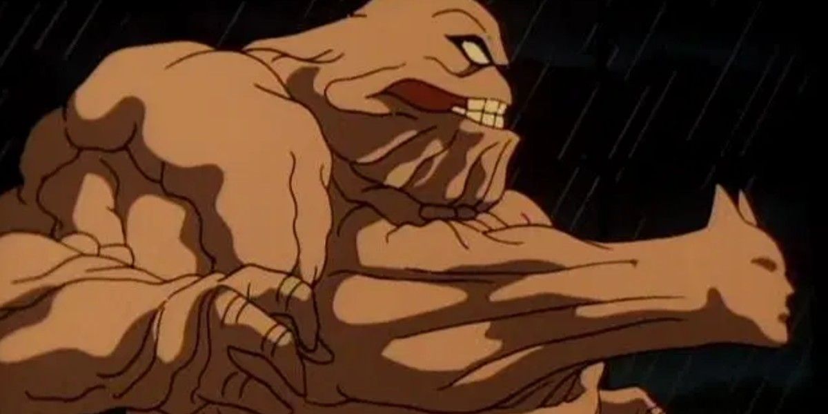 Batman trapped inside Clayface in the Batman the Animated Series episode Mudslide