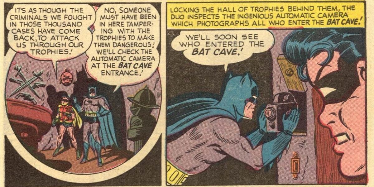 Batman and Robin Add An Automatic Camera Into The Batcave