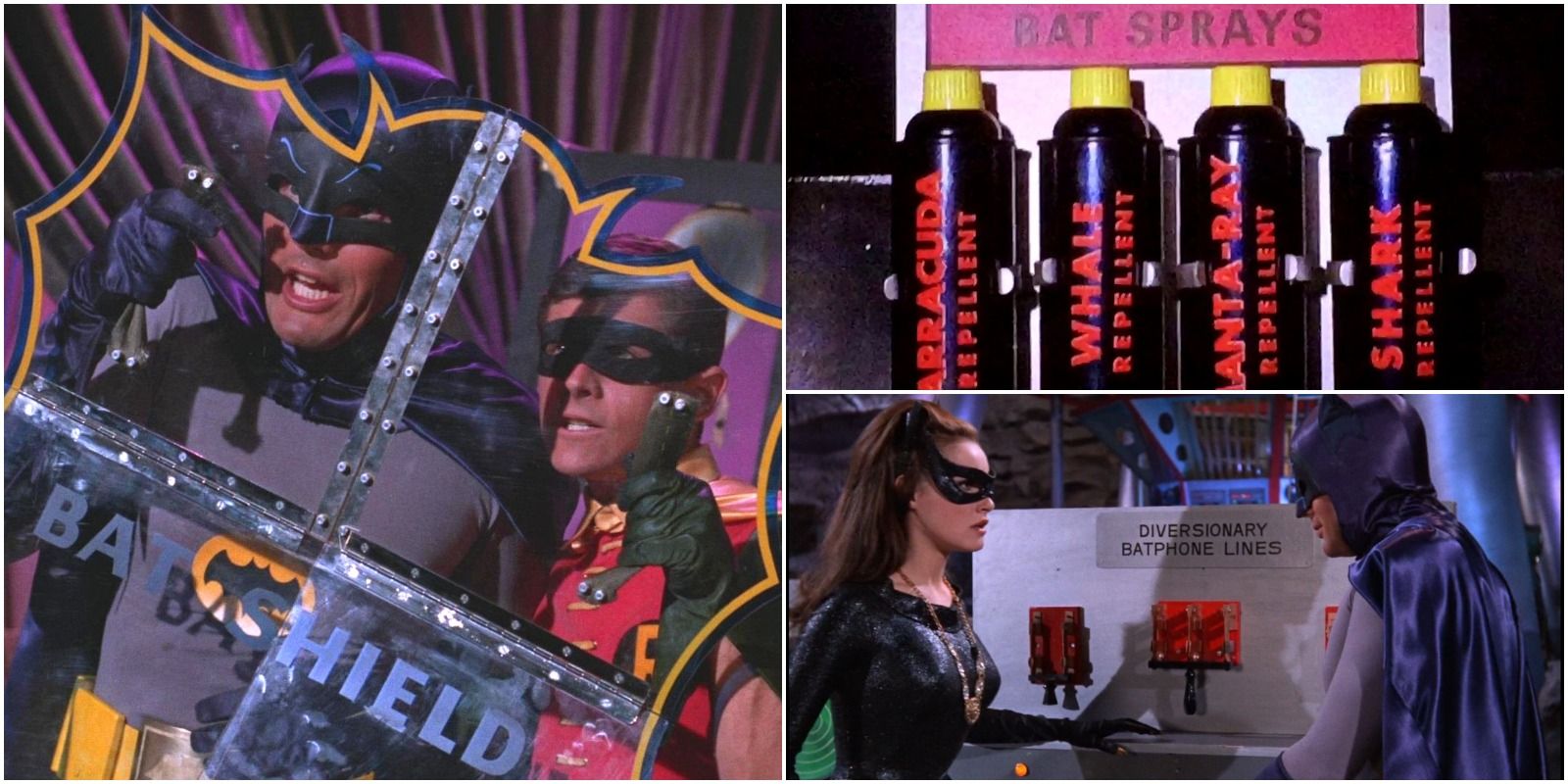 Batman's Various Gadgets and Tools from the 1966 show