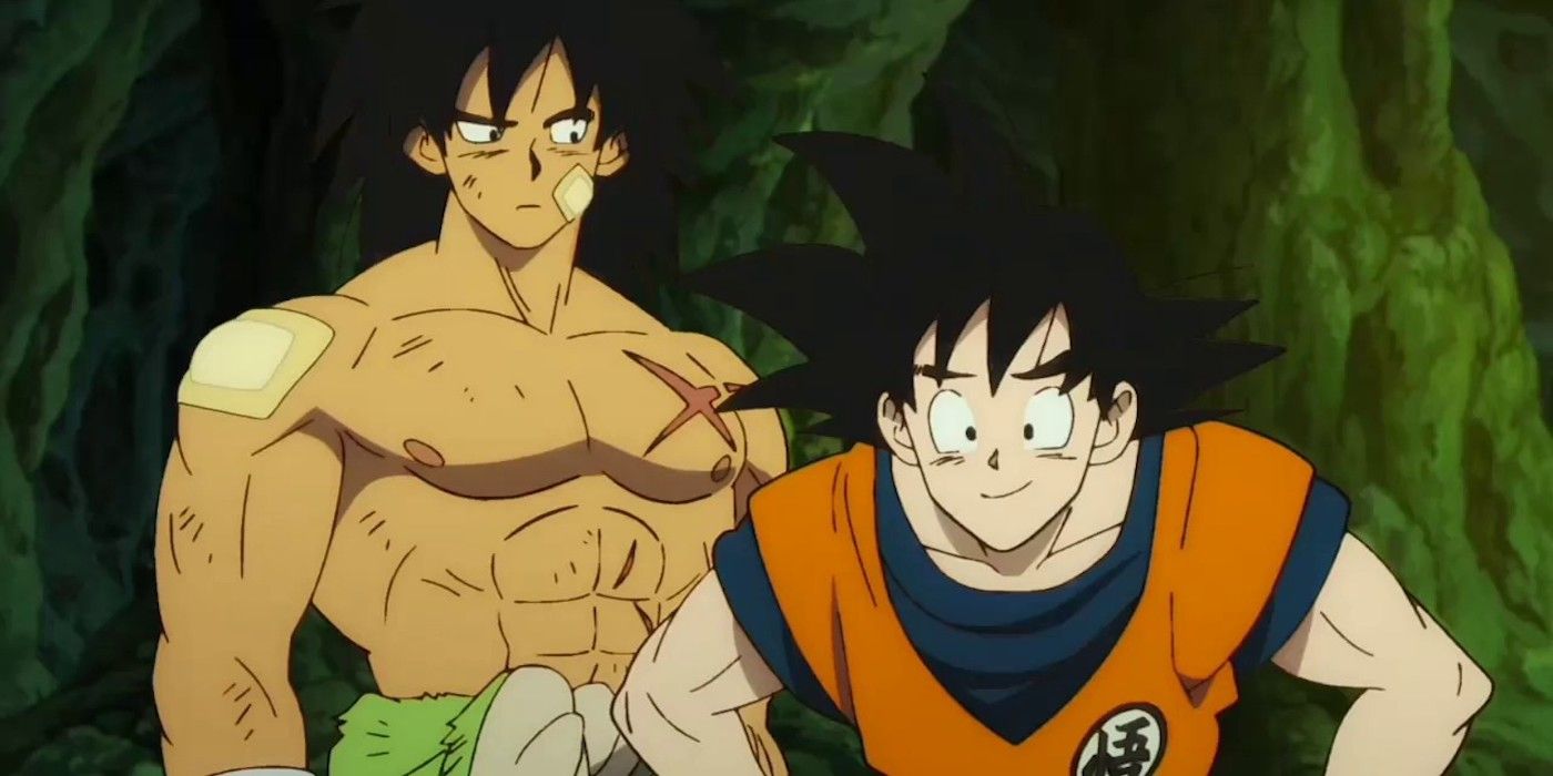 Broly and Goku in Dragon Ball Super: Broly