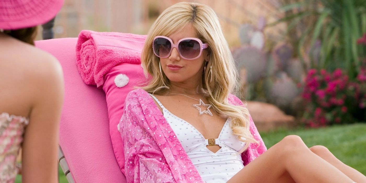 Sharpay Evans Lounges on Chair