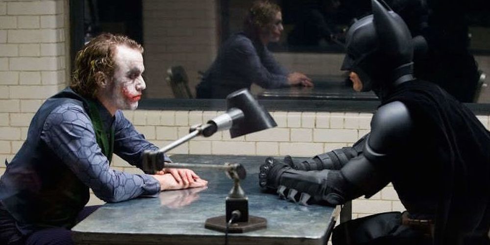 Movies Christopher Nolan The Dark Knight Interrogation