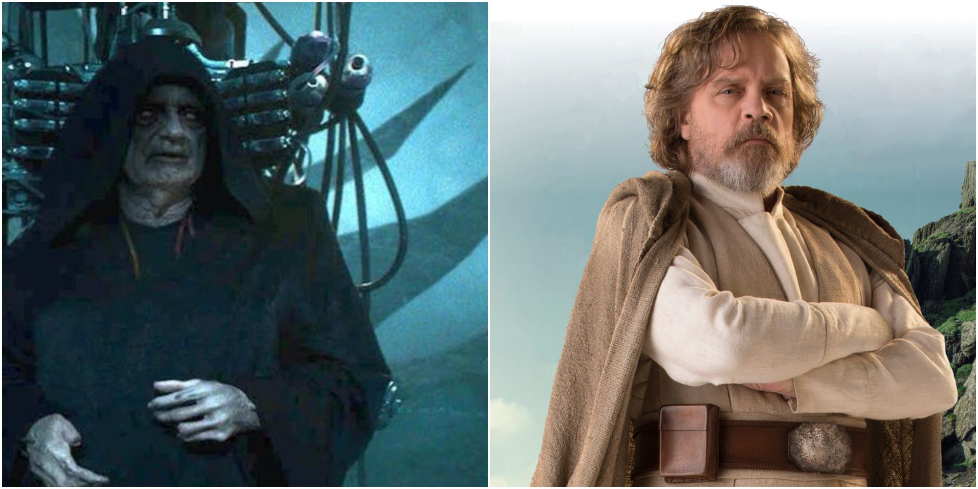 Resurrected Palpatine and Luke Skywalker