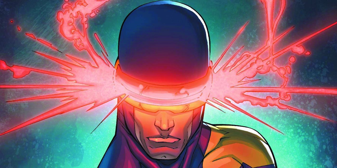 CYCLOPS EMITTING ENERGY OUT OF HIS EYES. 