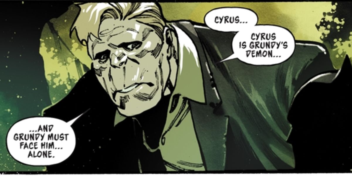 Cyrus is a demon for Solomon Grundy