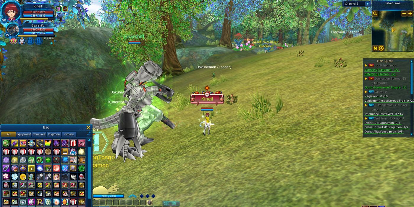 Screenshot from Digimon Masters Online