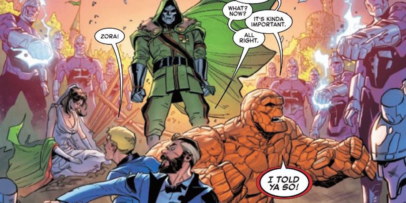 Doctor Doom orders the Fantastic Four's execution.