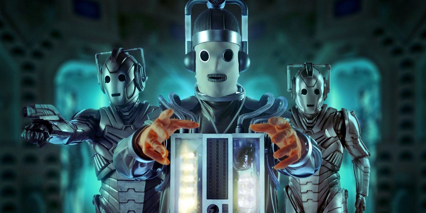 Different generations of Cybermen from Doctor Who