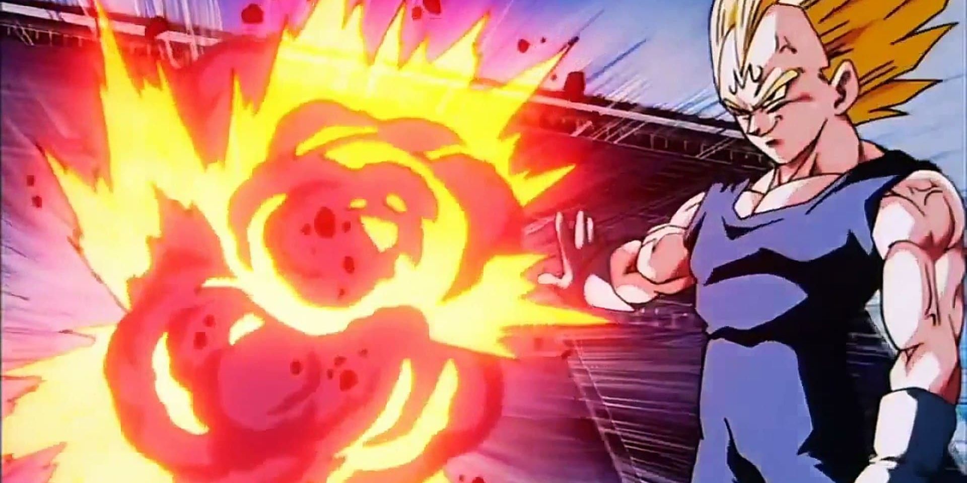 Majin Vegeta kills spectators in Dragon Ball Z