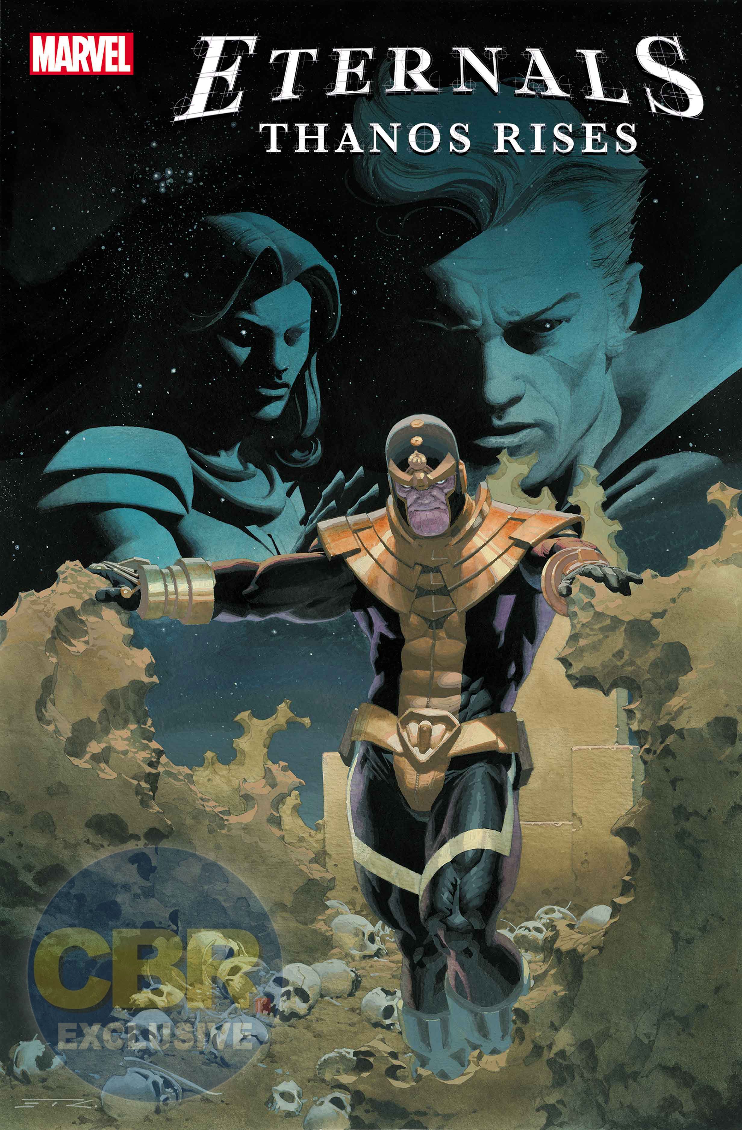 Cover to Dustin Weaver's Eternals: Thanos Rising one-shot