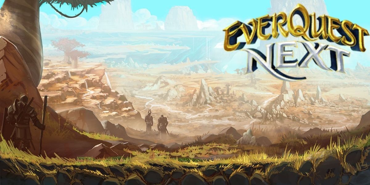 EverQuest Next screenshot with game logo in upper right corner