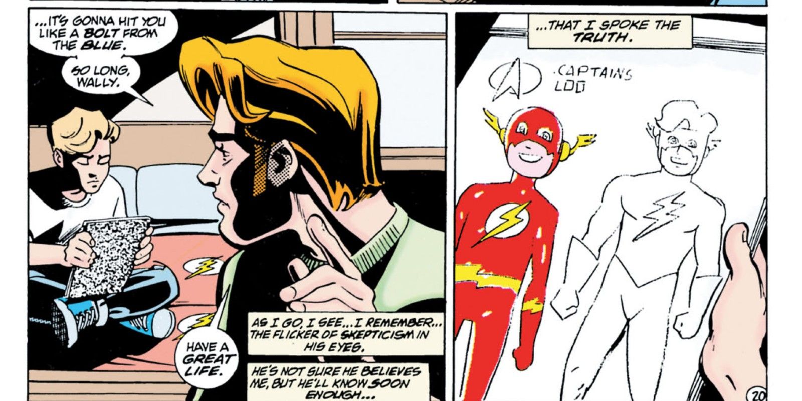 Wally West Meets His Younger Self in Flash 0