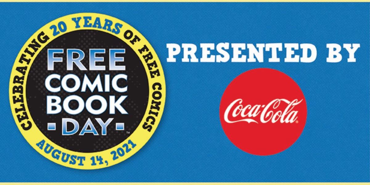 Free Comic Book Day Coca-Cola banner