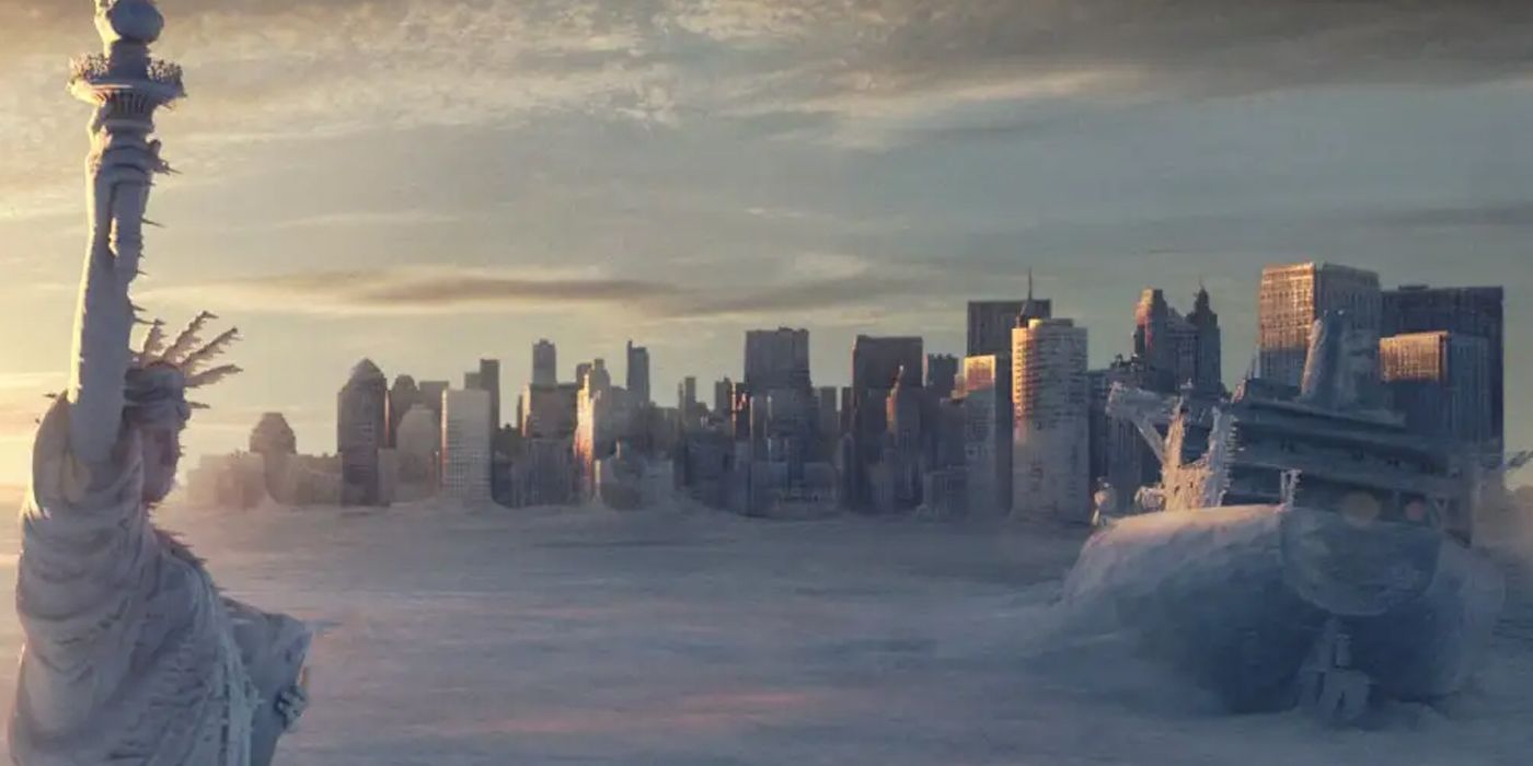 Frozen New York City in The Day After Tomorrow
