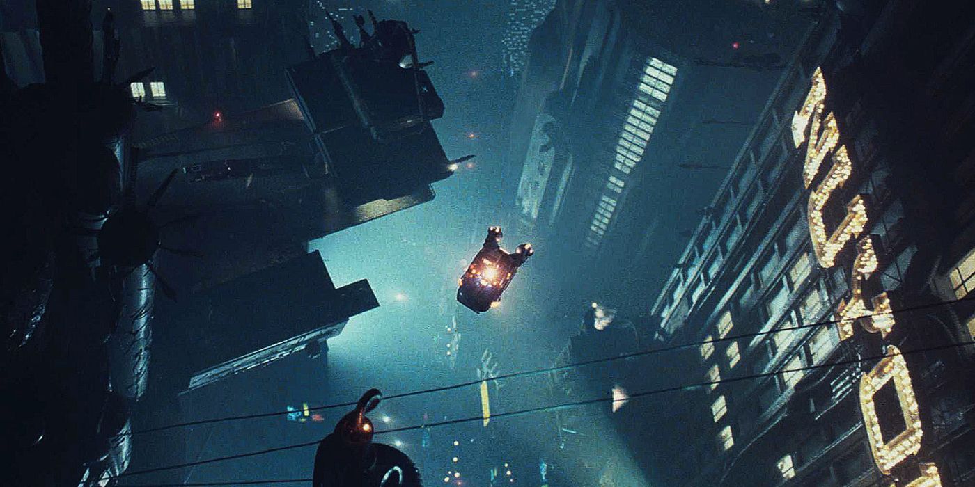 Future city of LA in Blade Runner