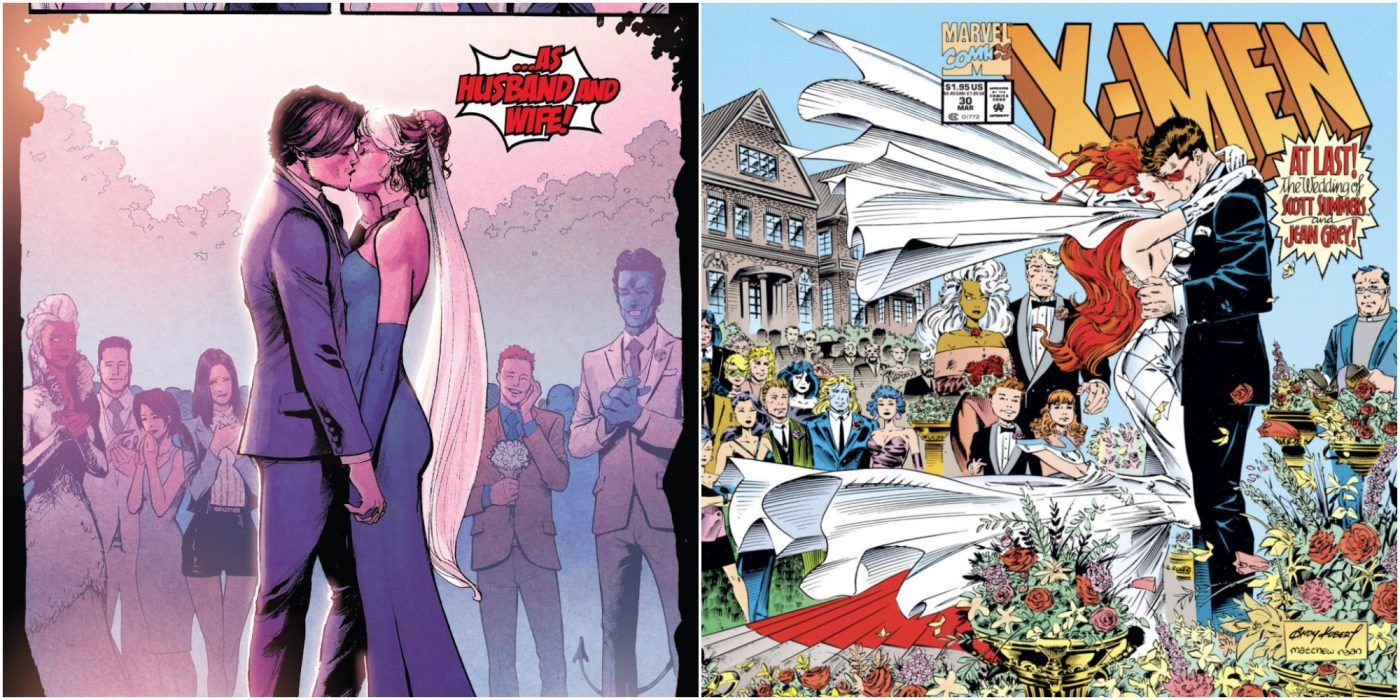 Rogue and Gambit's wedding and Cyclops and Jean Grey's Wedding
