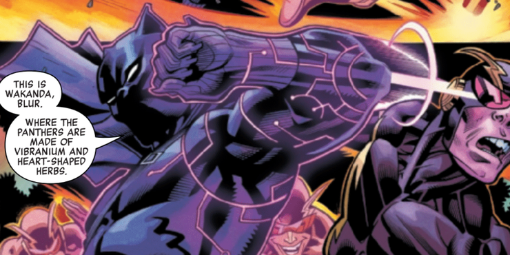 With his styles from multiple disciplines, Black Panther defeats anyone who's up against him.