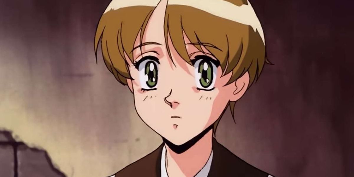 Hitomi Is Concerned In Escaflowne Anime
