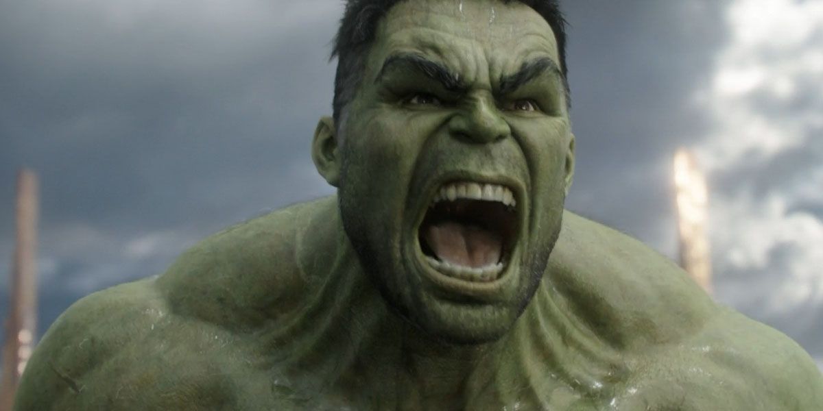 The MCU Hulk yelling