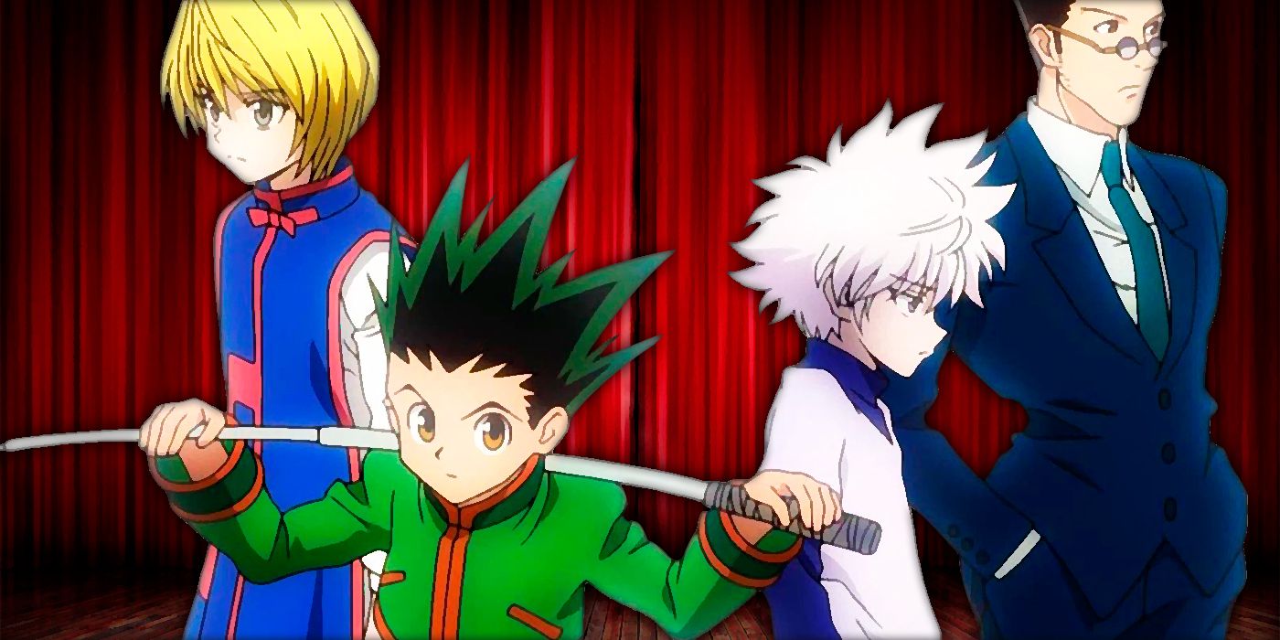 Gon, Killua, Kurapika and Leorio moments English dub Hunter x Hunter movie  The Last Mission 