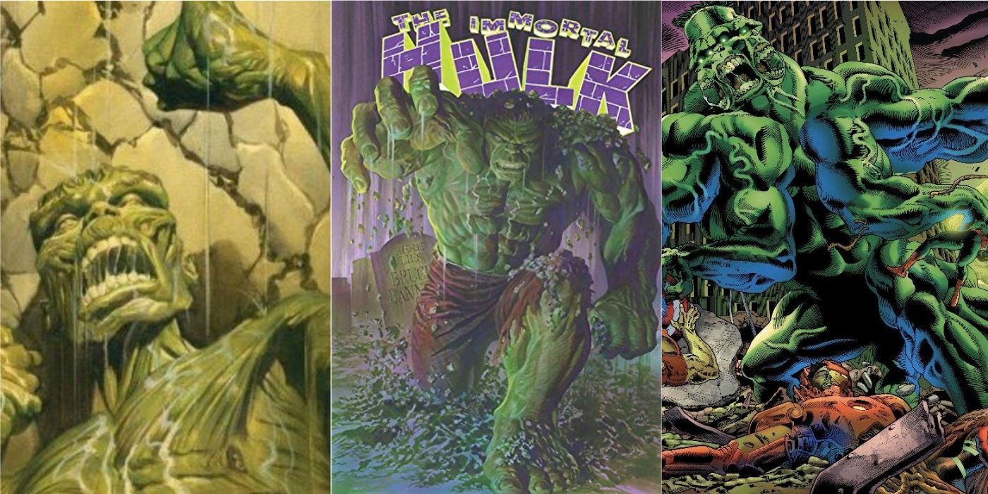 three images of the hullk