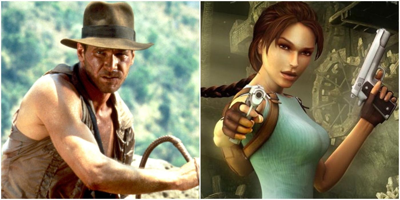 Indiana Jones And Lara Croft