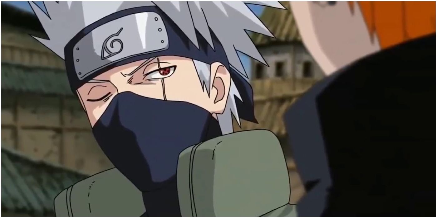 Kakashi Facing Off Against Pain