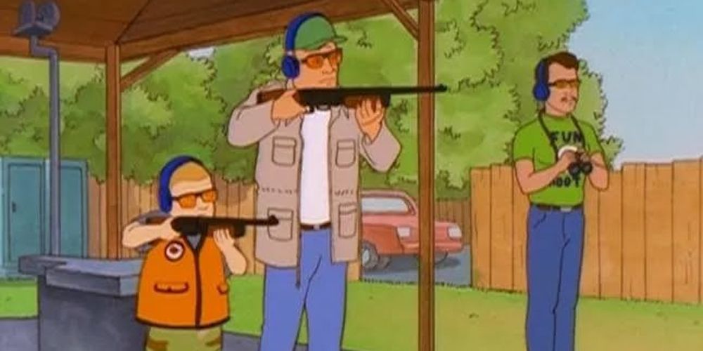 Animation King Of The Hill Bobby Hank Shooting