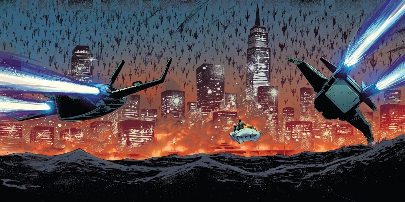 King in Black. New York is attacked by Knull's symbiotes