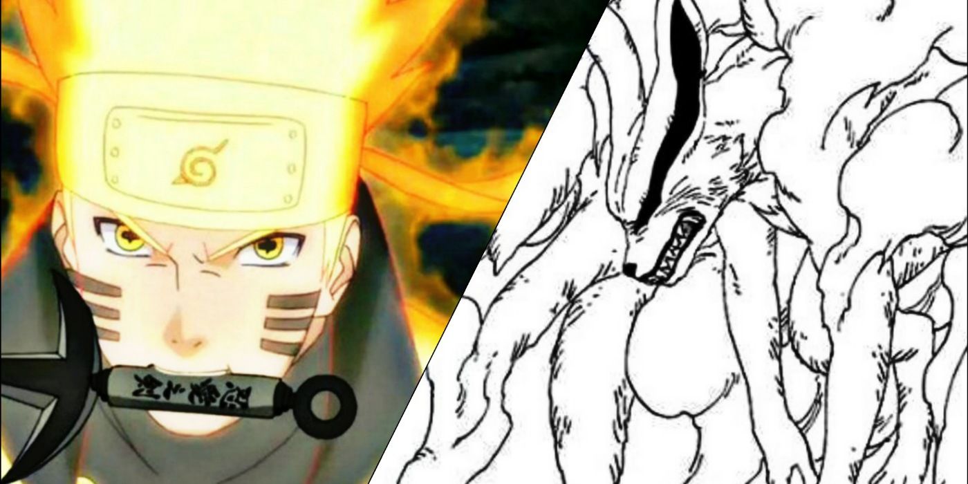 Naruto Uzumaki and Kurama