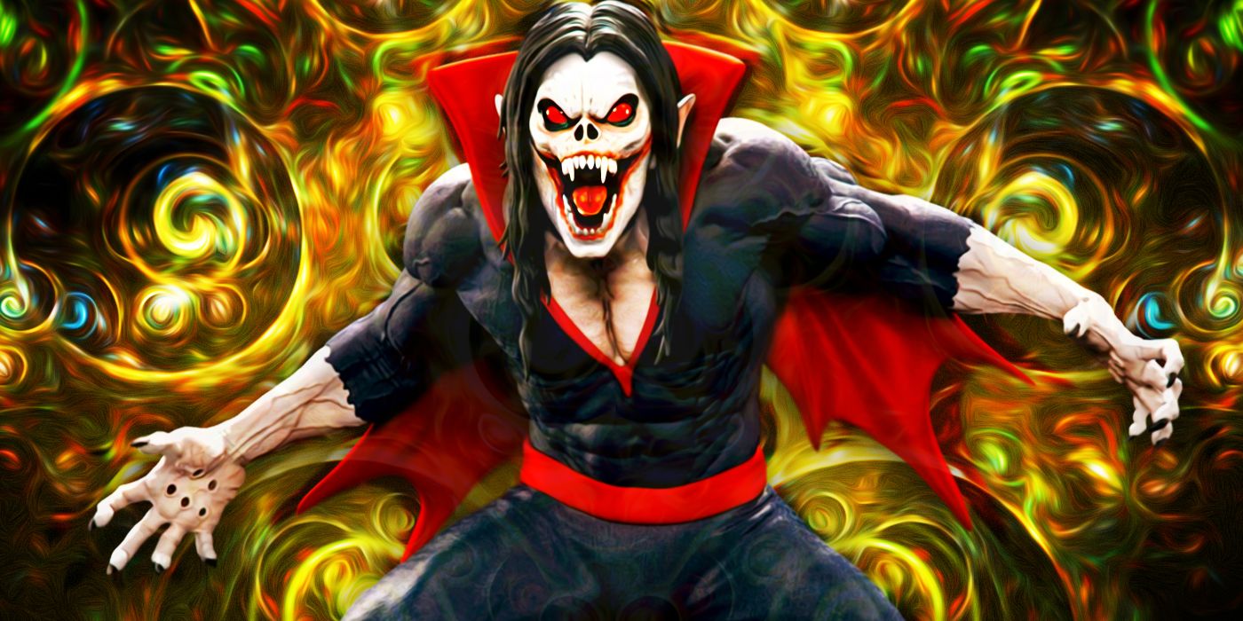 Morbius Screams in front of the Marvel MCU Multiverse.psd