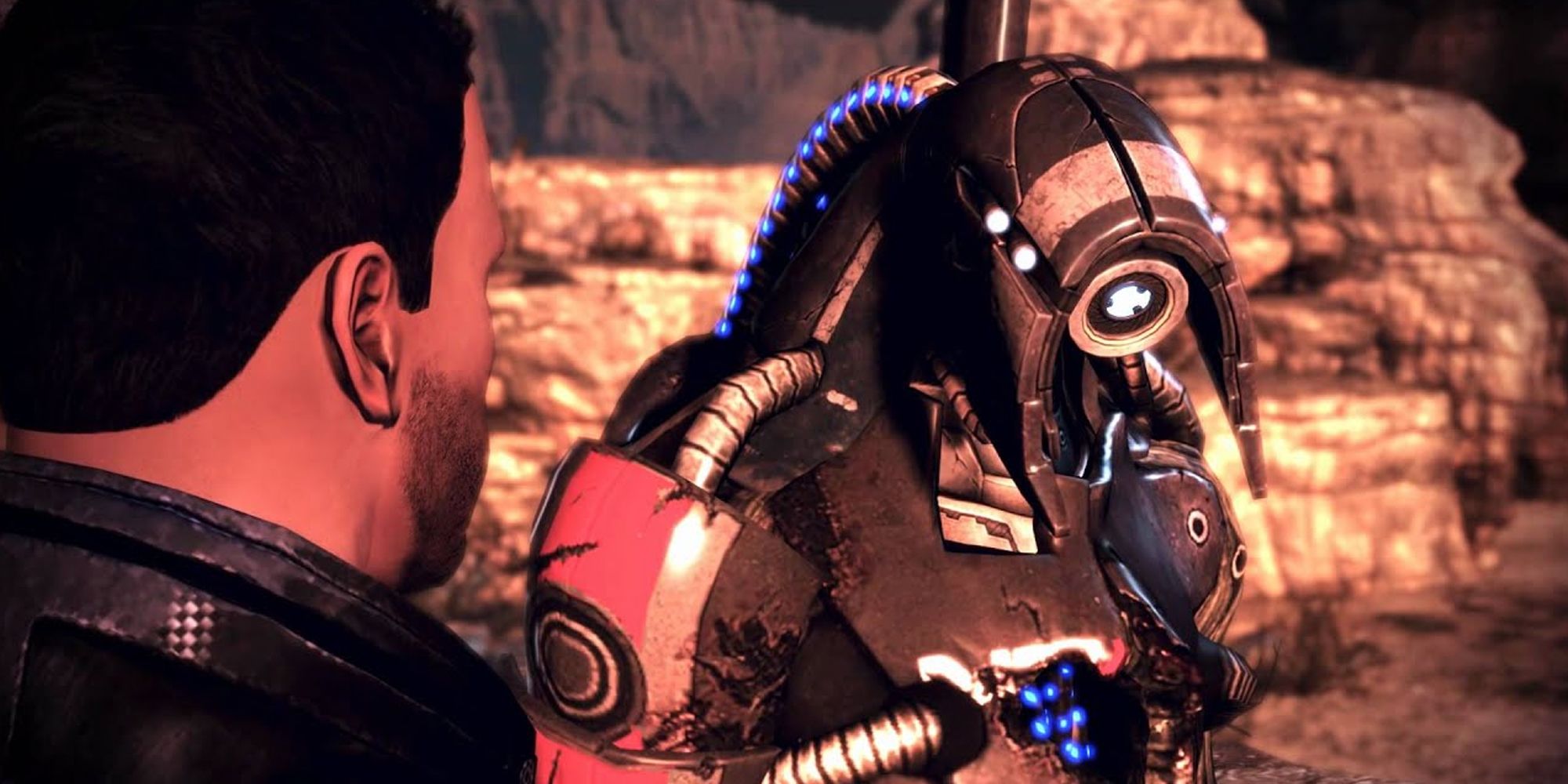 Mass Effect 3 Commander Shepard and Legion on Rannoch