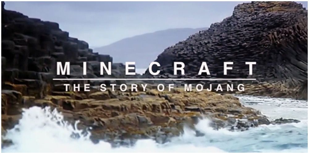 The title card for The Story of Mojang