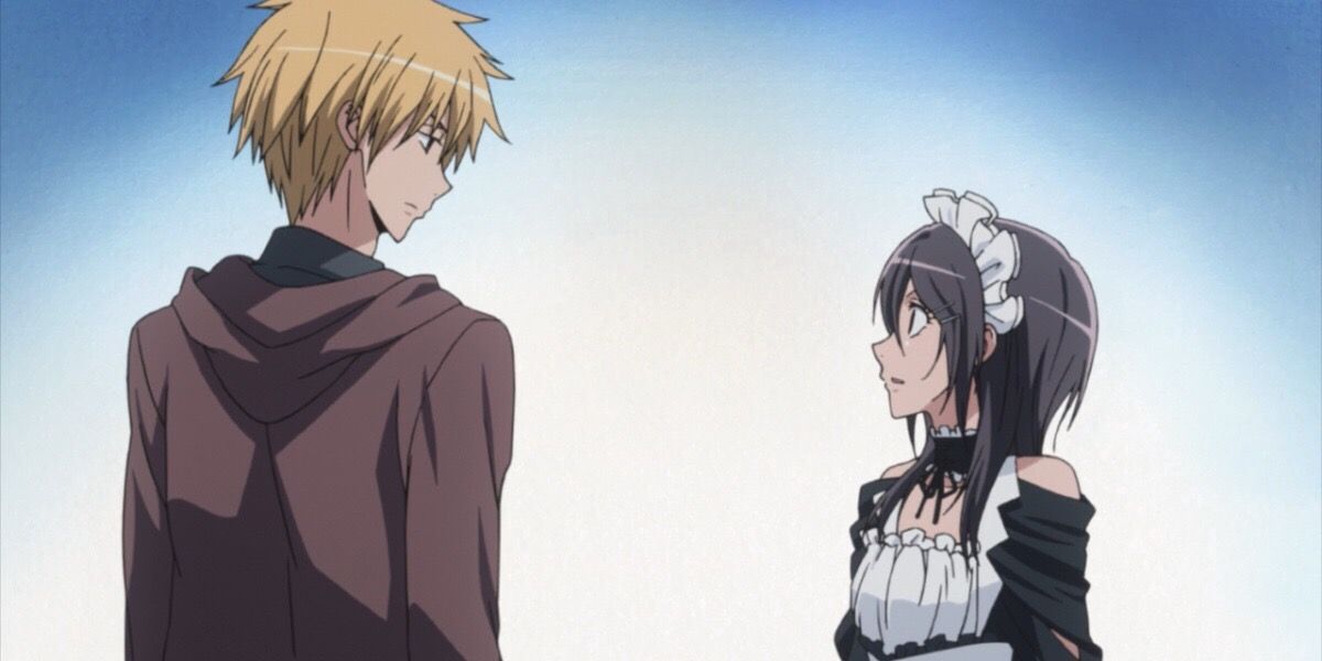 Usui sees Misaki in her maid uniform