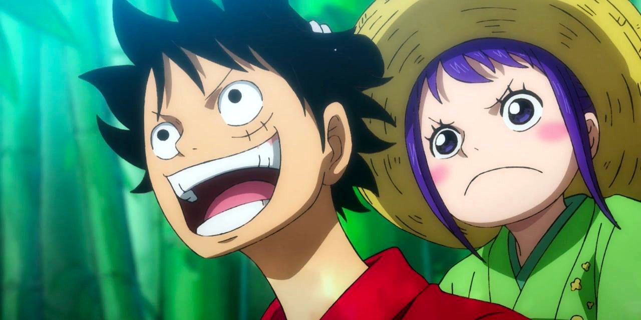 Luffy and Otama One Piece