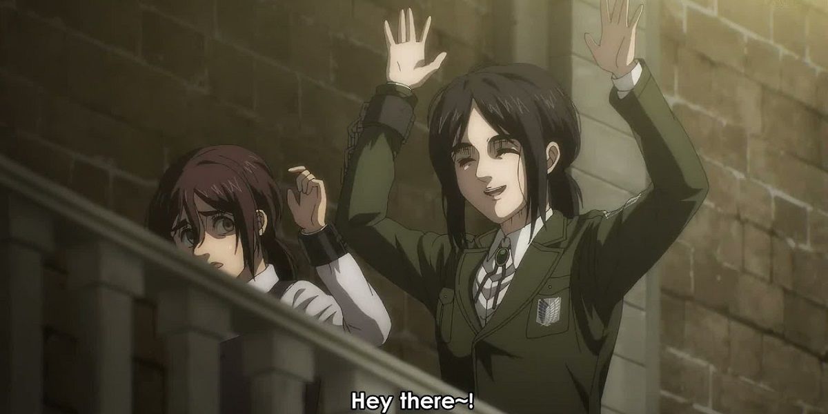 Pieck Chained To Gabi Attack on Titan