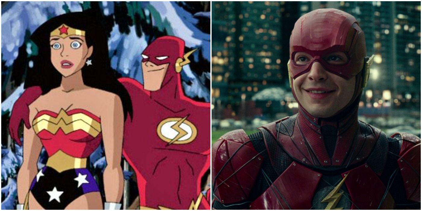 The Flash Wonder Woman Justice League Header