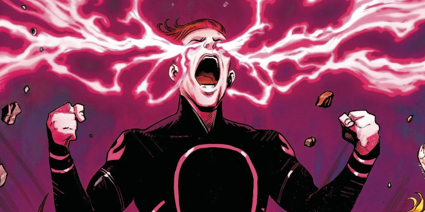 Quentin Quire as Kid Omega using his mutant abilities