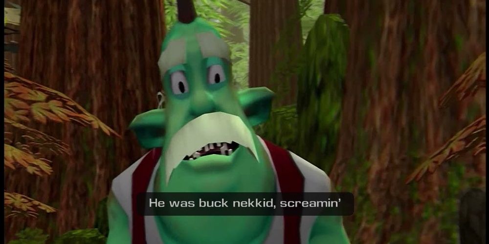 Ratchet And Clank: Local resident screaming about A strange figure in Ratchet And Clank