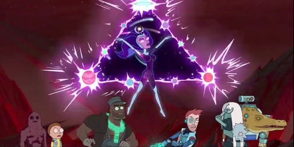 Supernova abre um portal em Rick And Morty Vindicators