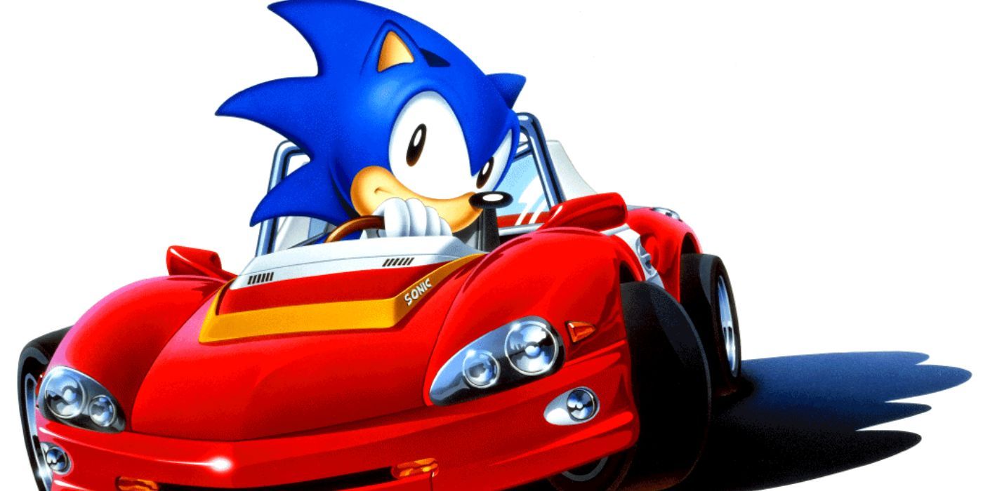 Sonic as he appeared in the 1993 Sonic Drift Game
