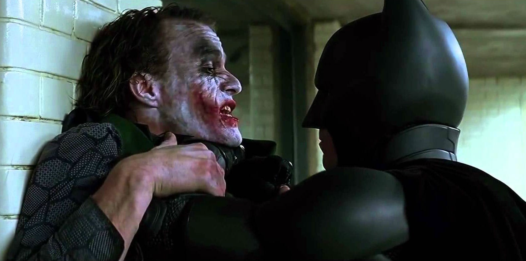 Joker and Batman in The Dark Knight