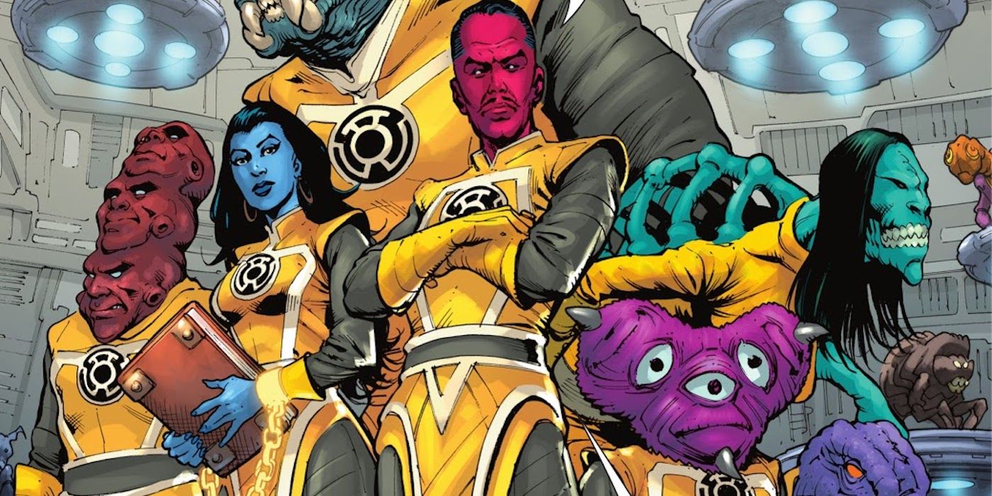 Sinestro and his Yellow Lanterns of Korugar