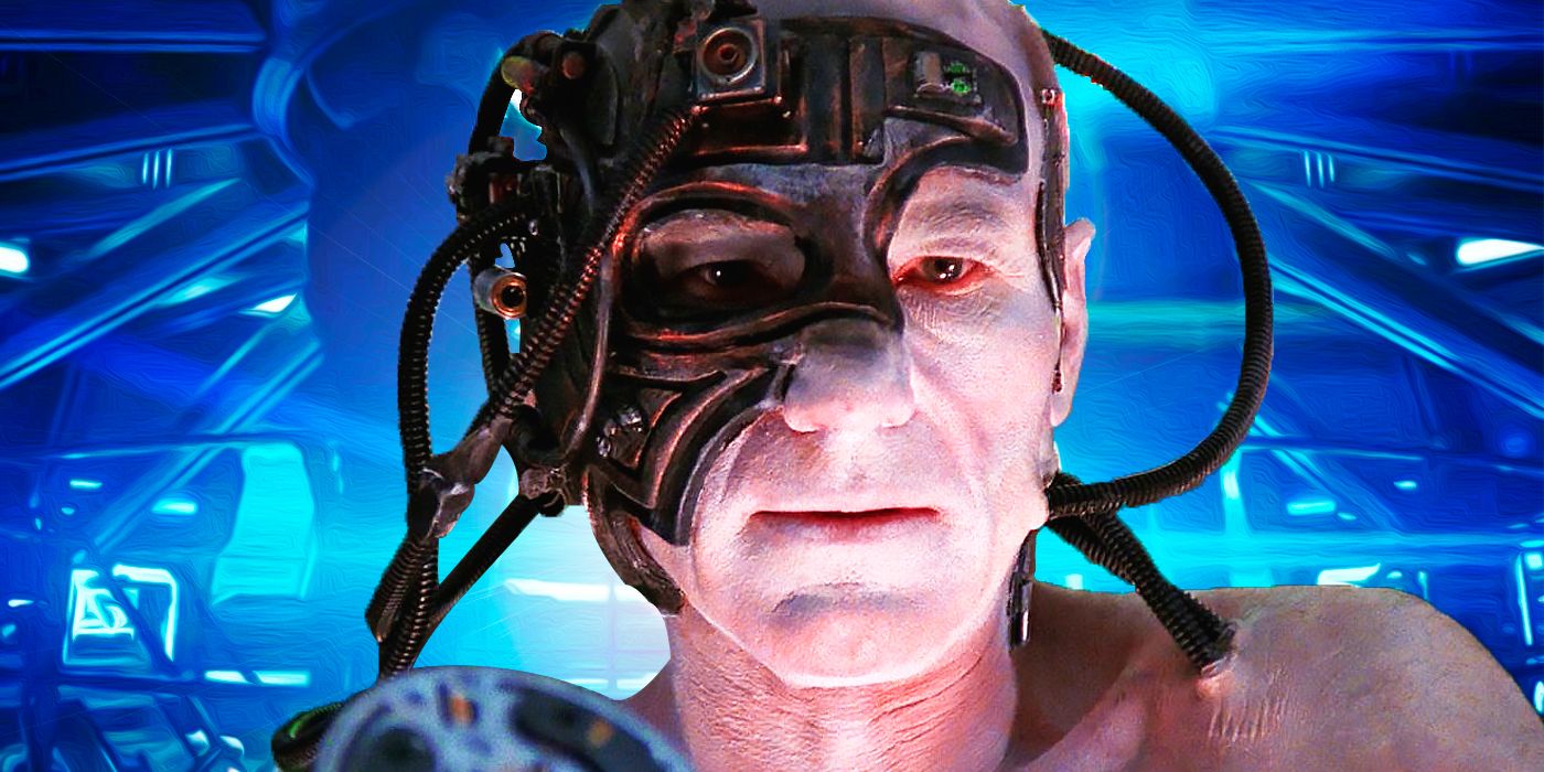 Star Trek's Jean-Luc Picard as a Borg