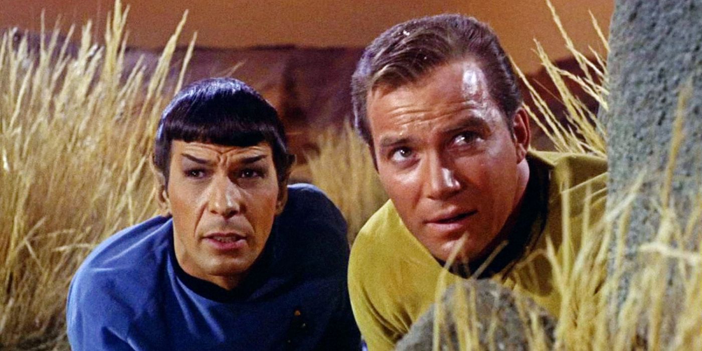 Star Trek Spock And Kirk In And The Children Shall Lead