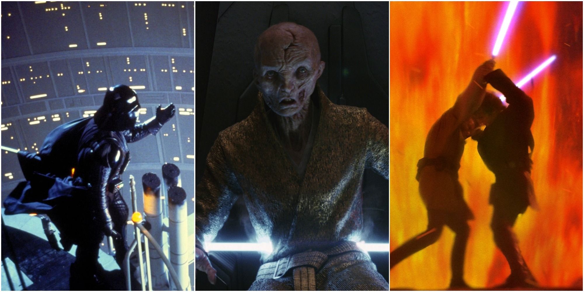 Darth Vader, Supreme Leader Snoke, & Obi-Wan vs Anakin