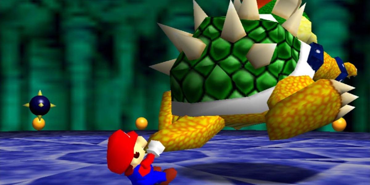 N64 Super Mario 3D All-Stars Mario 64 Bowser Battle